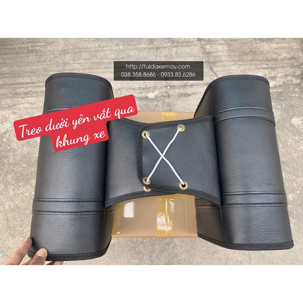 Túi Treo Xe Máy Classic Và Các Dòng Xe Phong Cách Cổ Điển Kích thước Ngang 27cm, Cao 28cm, Dày 11cm