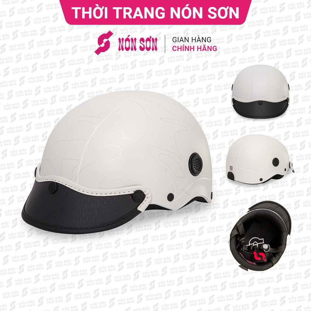 Mũ bảo hiểm lỗ thông gió phiên bản mới NÓN SƠN chính hãng MP-TR090