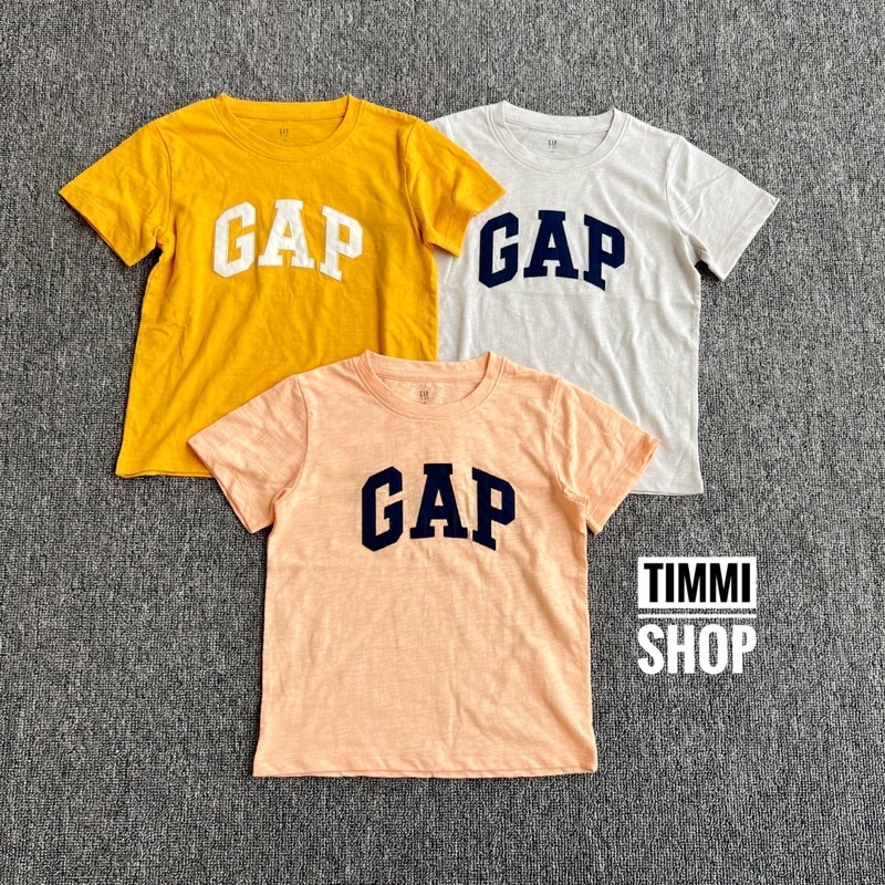Áo Phông G.A.P Cộc Tay Cotton Xước Dư Xịn Bé Trai Bé Gái