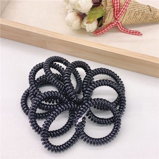 Thun cột tóc bằng nhựa lò xo giãn