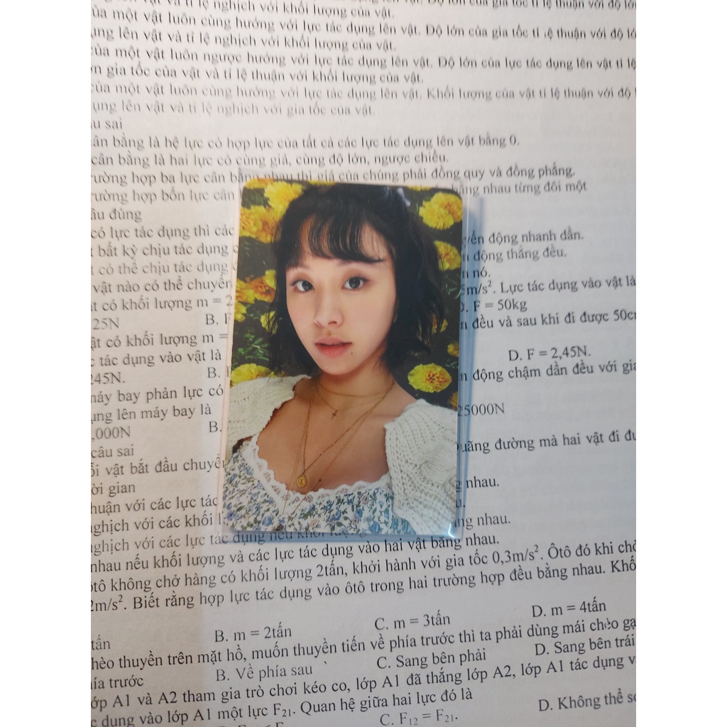 Card bo góc Chaeyoung Twice