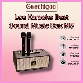 Loa Karaoke Xách Tay di động cao cấp chính hãng Best Sound M5 Musicbox hàng nhập khẩu.