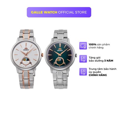 Đồng hồ nữ Orient Sun and Moon RA-KB000 mặt nhỏ màu mặt sang trọng kính cường lực chống xước máy Quartz made in Japan