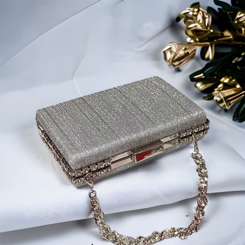 Bóp Đầm Đeo Vai Kết Hạt Thủ Công Hàng Cao Cấp Có Quai{ Nhận giao hoả tốc trong ngày khu vực tphcm}