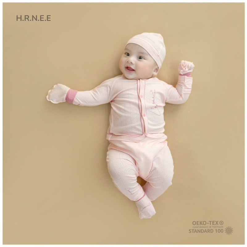 [ Hrnee ] Bộ sơ sinh, 3-6m, phụ kiện cho bé