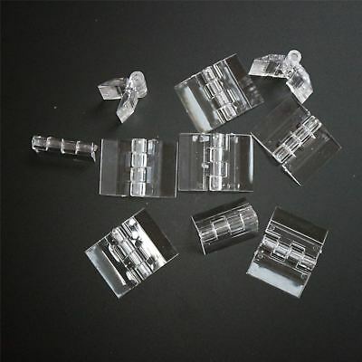 Bản lề nhựa mica 3cm trong suốt làm hộp mica,thùng phiếu, cửa, tủ.....