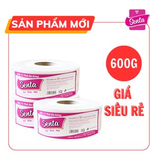 COMBO 3 GIẤY VỆ SINH CUỘN LỚN SENTA 600G CẢI TIẾN MỚI ( 2 LỚP )
