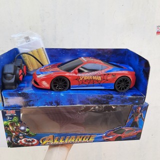 Xe ô tô điều khiển từ xa siêu nhân người nhện spiderman cho bé
