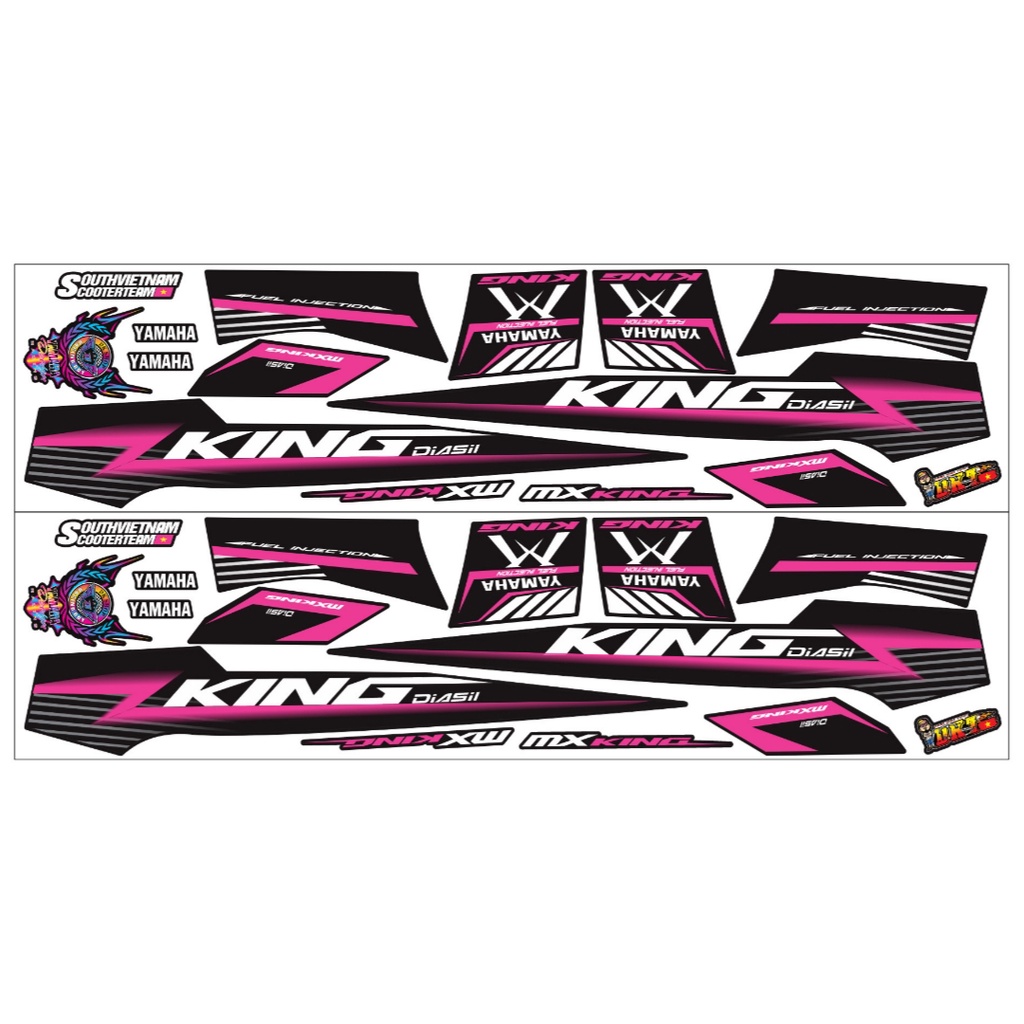 Tem mxking DKT dán xe sirius