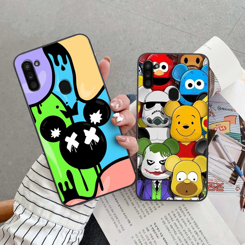 Ốp lưng Samsung A11 / M11 hình kaws bearbrick gấu siêu đẹp, ốp rẻ bền đẹp