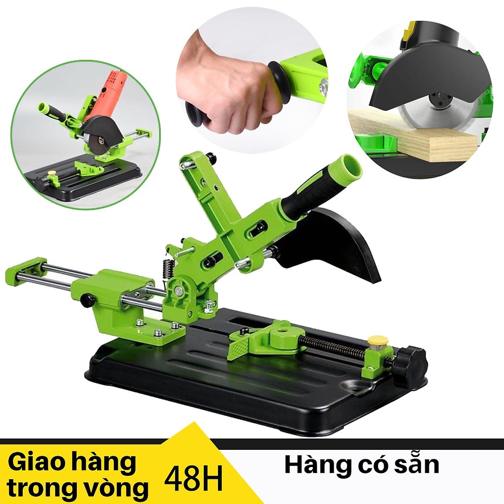 Khung máy cắt gắn máy mài cầm tay tiện lợi an toàn cứng cáp chuyên dụng cho ae chế đồ DIY chuyên nghiệp