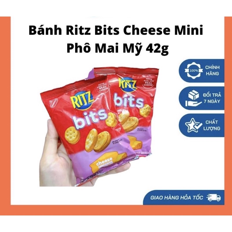 Bánh Ritz Bits mini Cheese Phô Mai Mỹ 42g