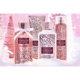 [Sẵn-Bill Mỹ] Bộ Sản Phẩm Tắm Dưỡng Body Xịt Thơm Toàn Thân Lưu Hương Mịn Da Bath & Body Works - A Thousand Wishes