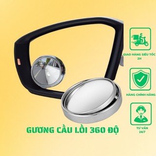Gương cầu lồi ô tô, gương cầu lồi xoay 360 độ trên kính chiếu hậu xóa điểm mù, mở rộng góc nhìn xe ô tô