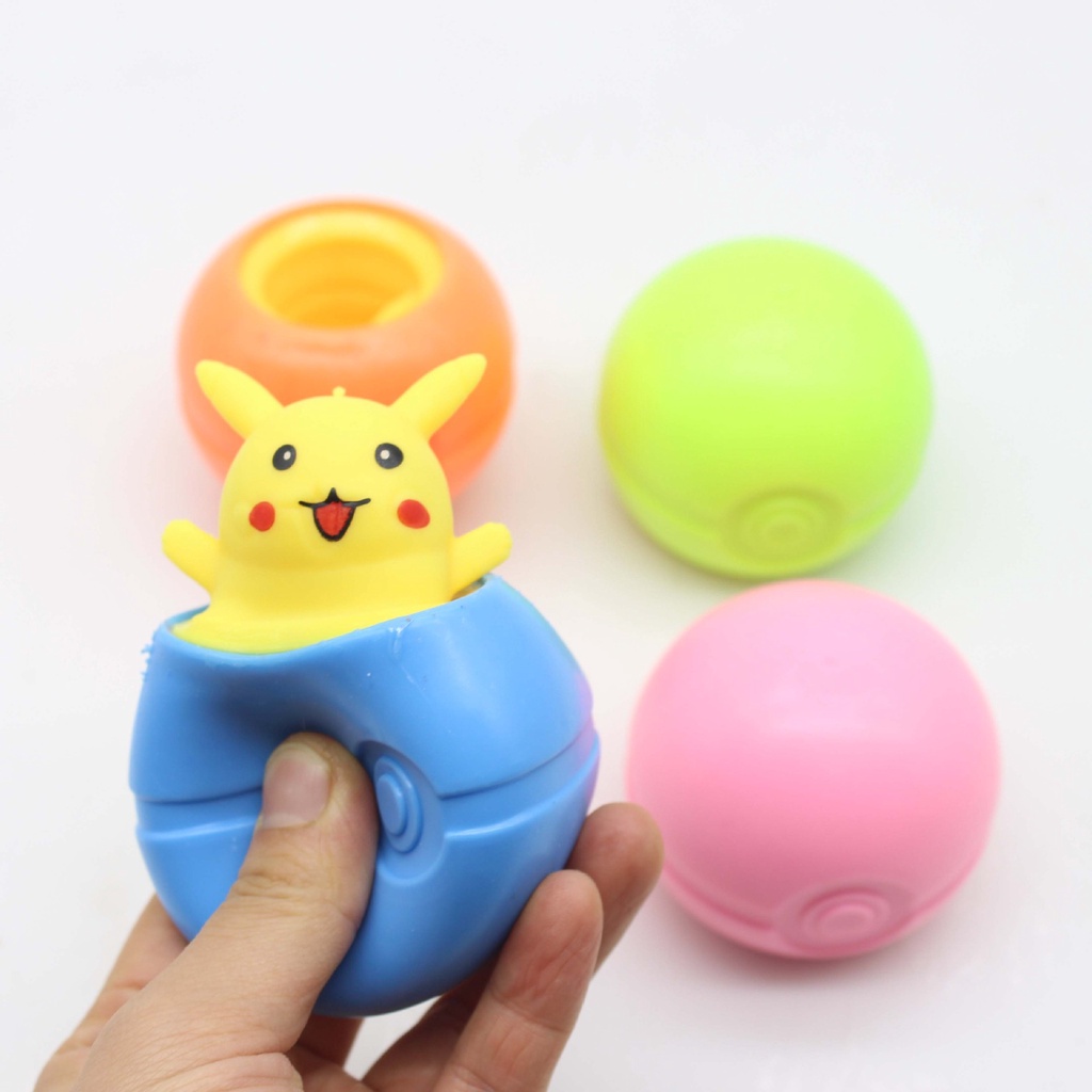 Đồ chơi bóp dẻo Pikachu squishy vui nhộn cho bé