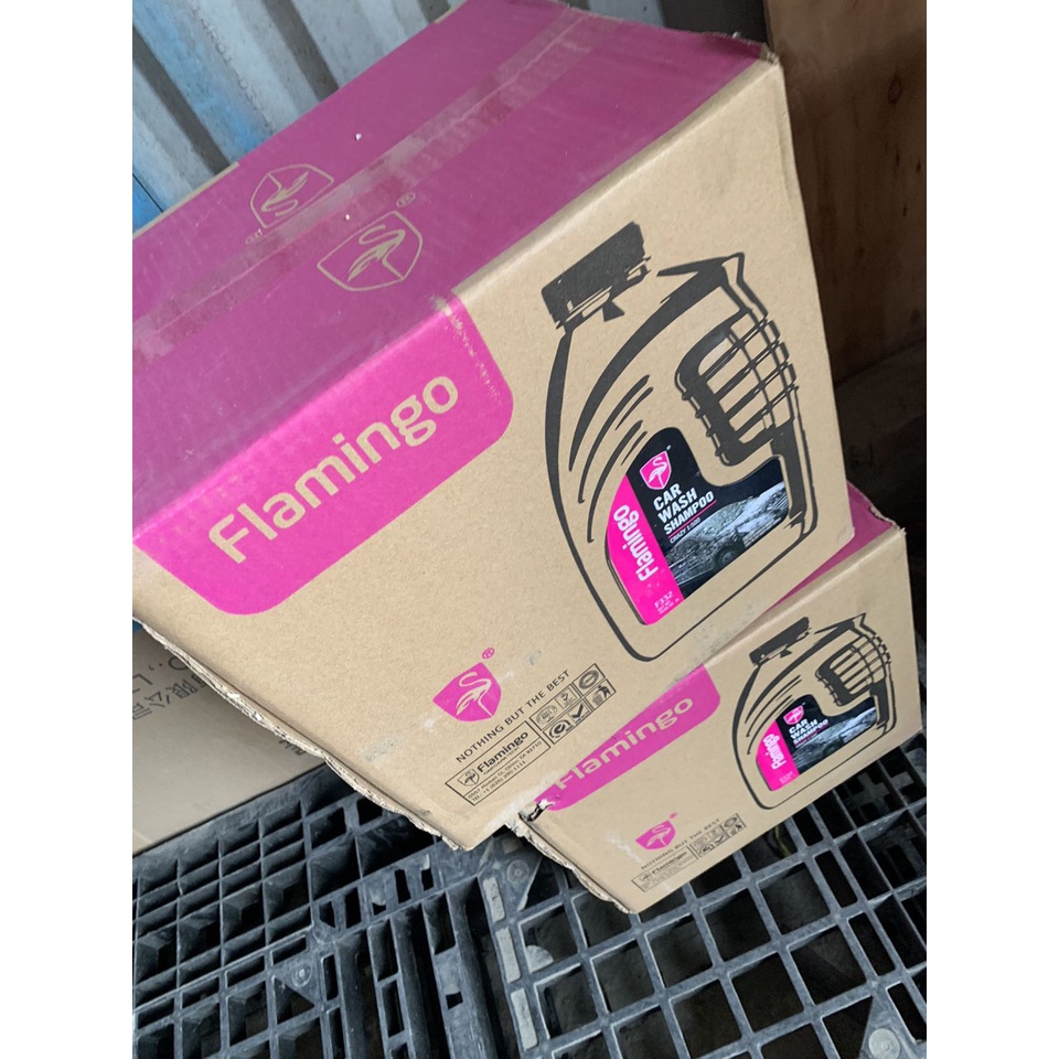 Can Dung Dịch Đậm Đặc Rửa Xe Flamingo F332/F068 2 lít – Hãng Phân Phối Chính Thức