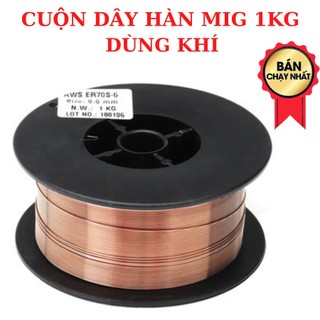 Cuộn dây hàn MIG 1kg dùng bình khí