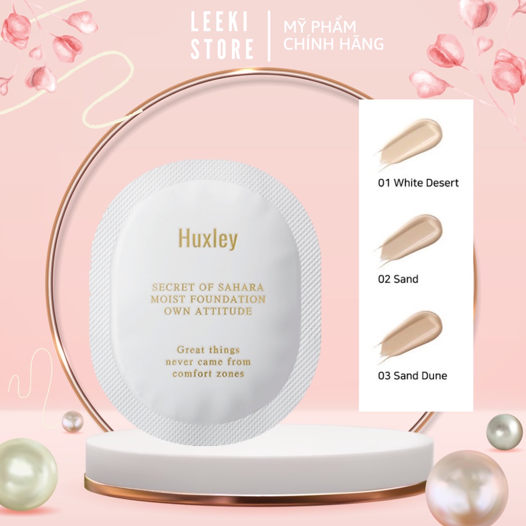 [SAMPLE] Kem Nền Huxley Moist Foundation Own Attitude 1ml ( 1 gói