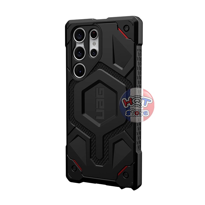 Ốp lưng chống sốc UAG Monarch Pro Kevlar Ma9safe cho S23 Ultra chính hãng