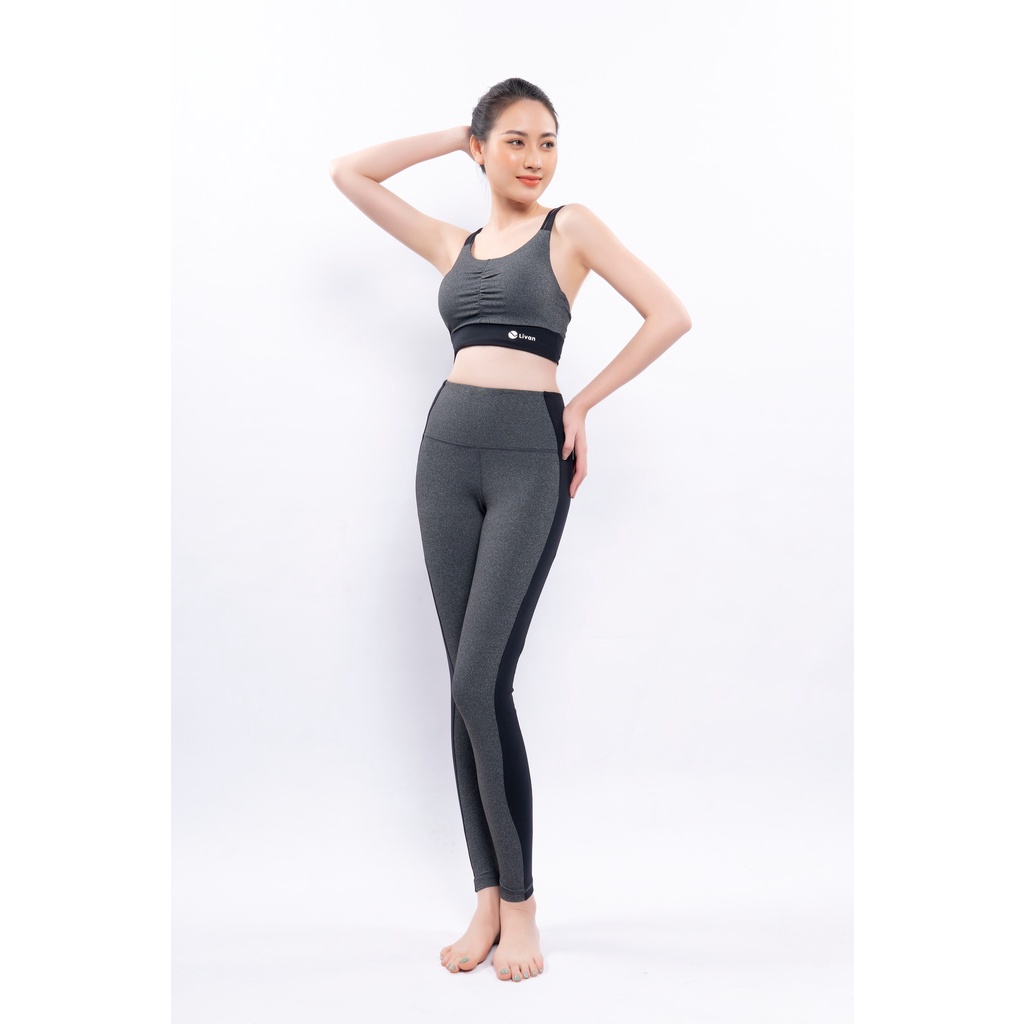Set đồ tập gym, đồ tập yoga Livan Blooming LV21212206