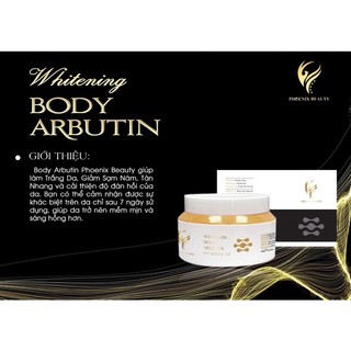 Kem body arbutin siêu trắng da