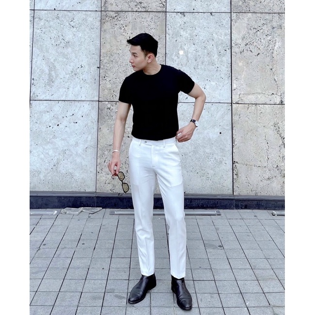 Quần Âu OAO đen/be/trắng basic