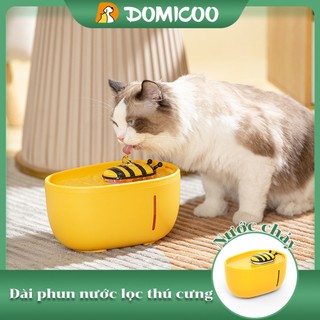 Domicoo Máy Lọc Nước Tự Động 2L máy uống nước cho mèo Máy Uống Nước Cho Chó Mèo Thú Cưng