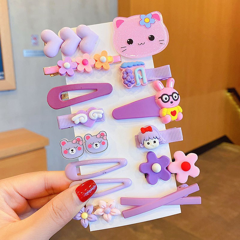 MVP2888 Set 14 Kẹp Mái Nhiều Hình Dễ Thương Cho bé