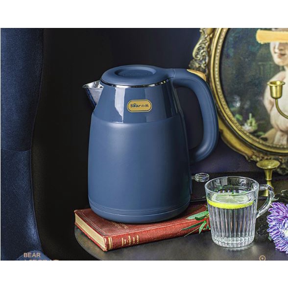 Ấm siêu tốc Bear chính hãng ZDH-Q15H2, đun sôi cực nhanh, tiết kiệm điện cho gia đình, văn phòng, du lịch,...