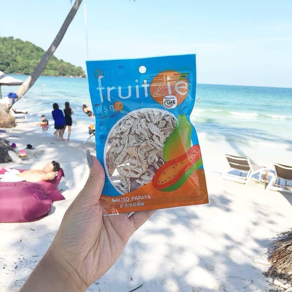 Ô Mai Giun Đu Đủ Fruit Zie 50g Hương Vị Tuổi Thơ Nhập Khẩu Thái Lan, Ăn vặt NaNa