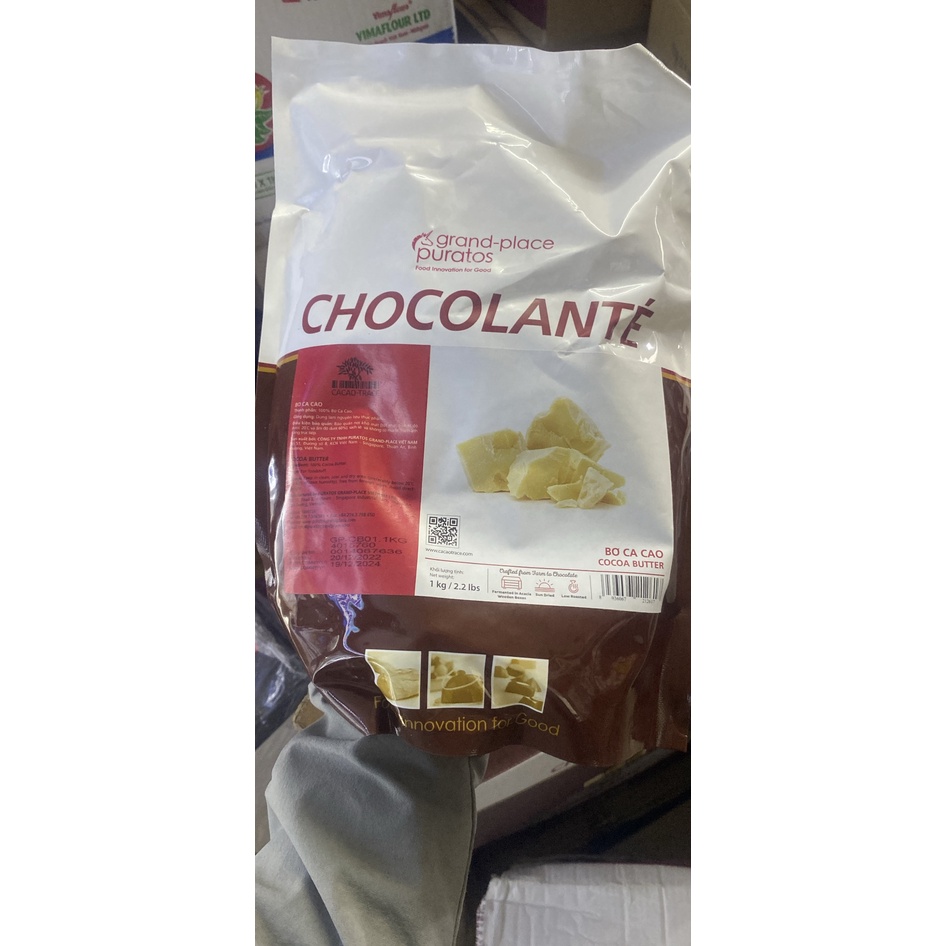 Bơ cacao puratos gói 1kg