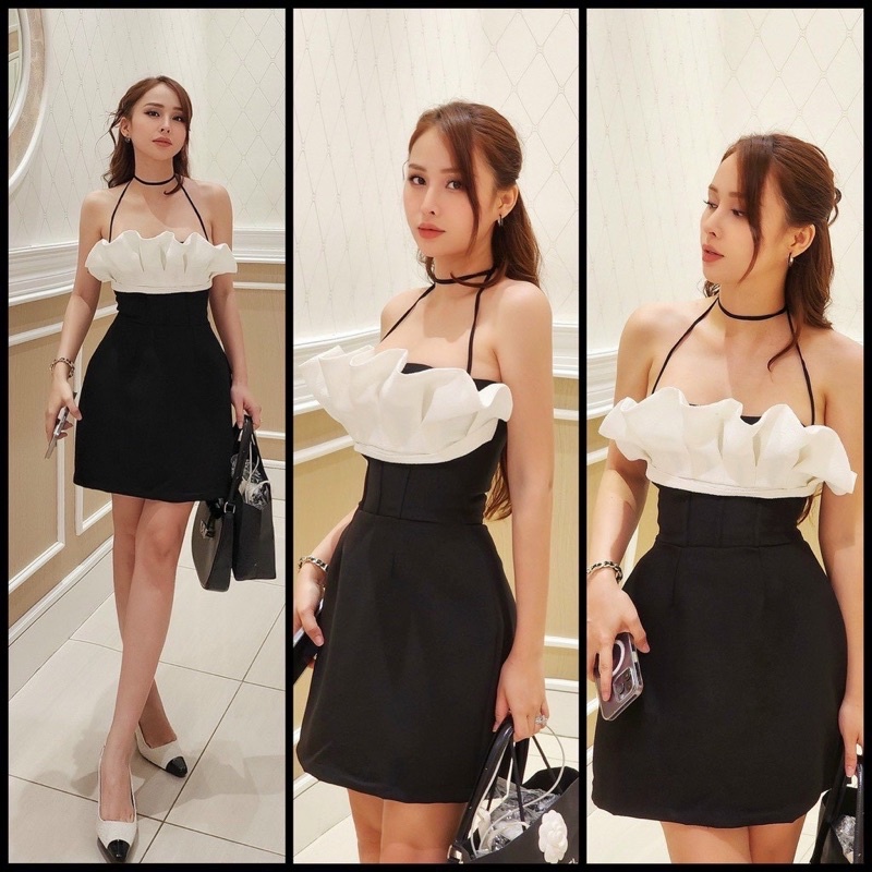 Đầm Cúp Ngực Nhúng Bèo Siêu Hot CC0040