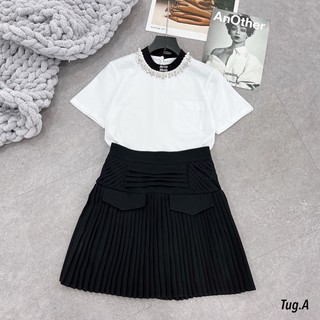 Áo phông miumiu cổ đá