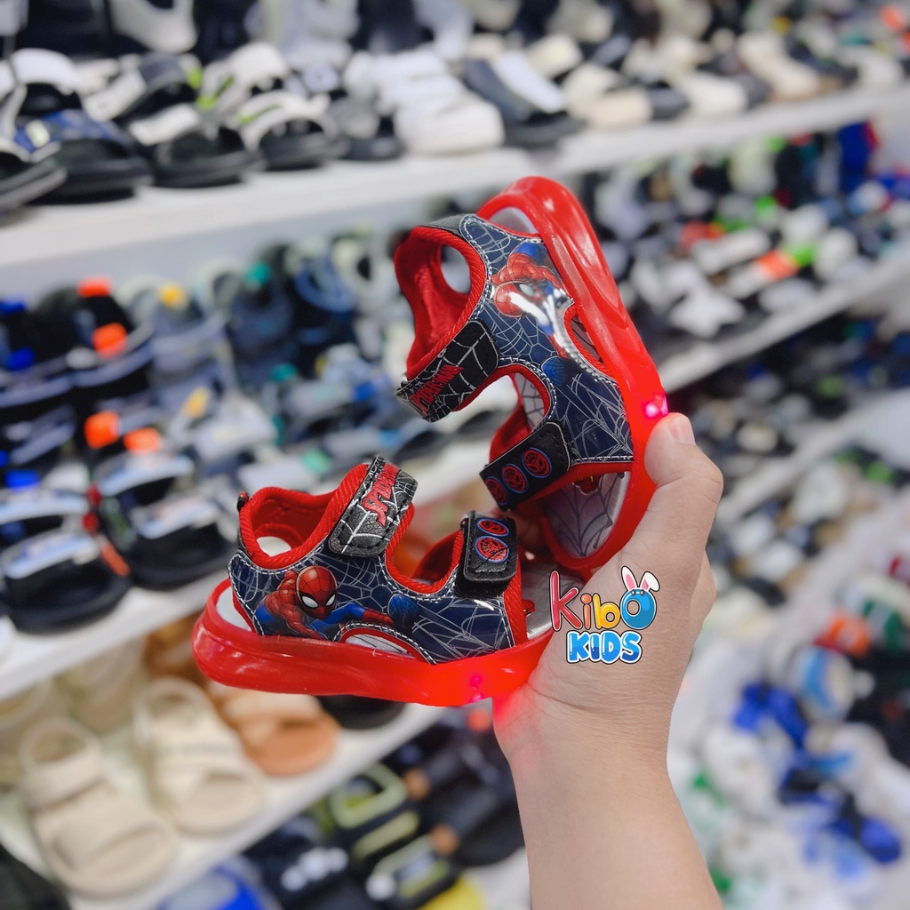 (CÓ ĐÈN) Sandal quai ngang siêu mềm êm chân có chống trơn cho bé SA2337