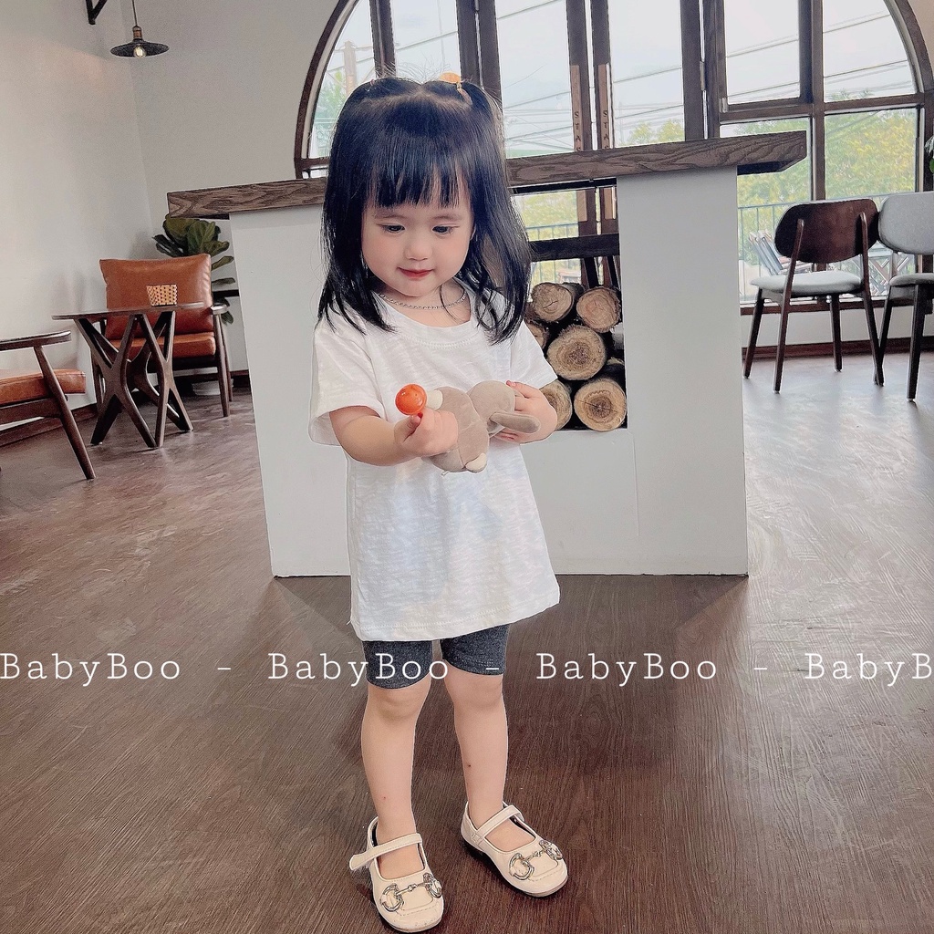 Áo Thun Bé Gái Bé Trai Kiểu Dáng Basic Vải Cotton Xược Chất Lượng Cao BabyBoo - PiBo Store