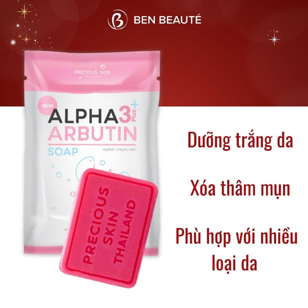 Xà Phòng Kích Trắng Alpha Arbutin Collagen Soap Thái Lan 80g