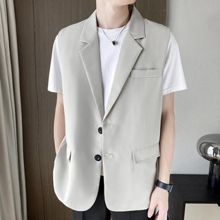 Áo Vest nam, áo vest cộc tay dáng suông phong cách Hàn phù hợp mọi lứa tuổi N47