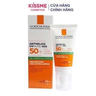 (Mẫu mới) Kem chống nắng La Roche Posay Anthelios UVMUNE 400 Gel Cream SPF50 50ml (Nhập khẩu chính hãng)
