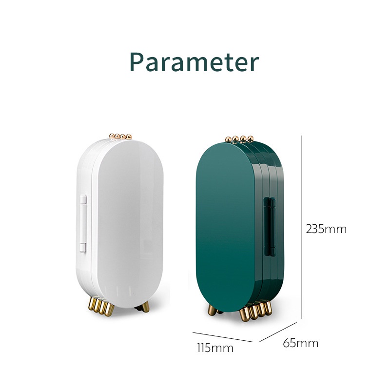 Munroe Hộp Đựng Trang Sức Để Bàn Gấp Gọn Chống Bụi Phong Cách Bắc Âu Sang Trọng