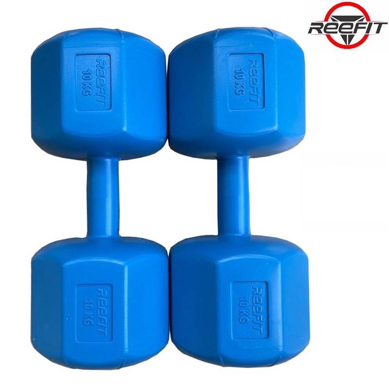 Trọn bộ 2 vỏ tạ tay nhựa 10kg
