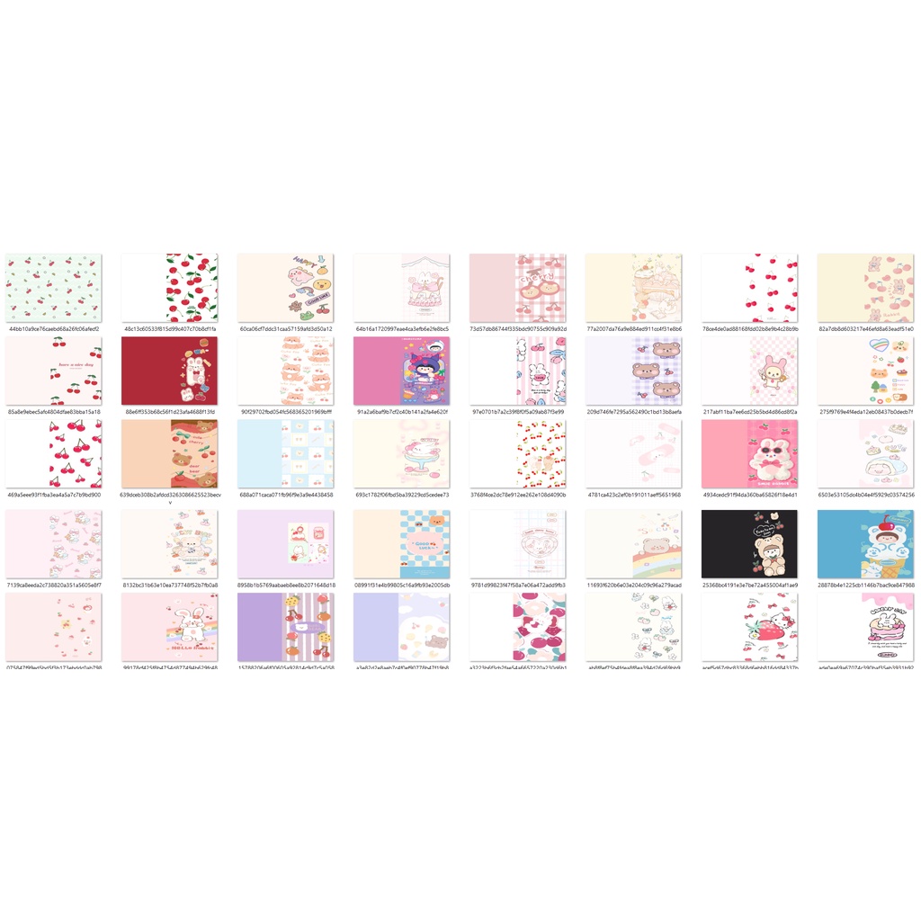 Vở 4 ô ly cherry 48 trang S4I15a tập kẻ ngang 80 trang dễ thương hoạt hình