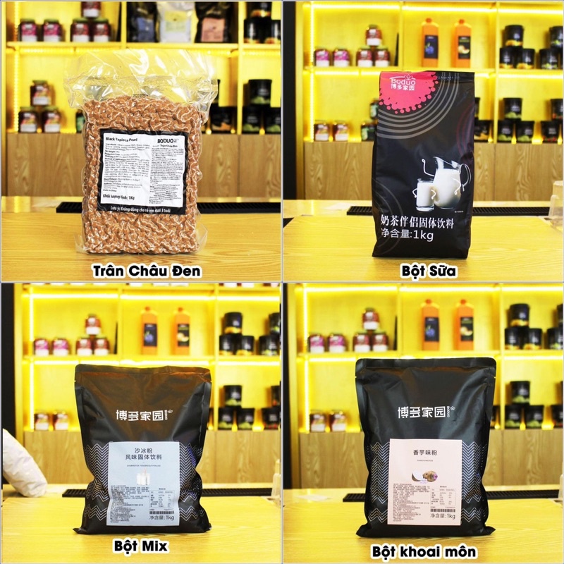 BỘT KHOAI MÔN BODUO 1KG NGUYÊN CHẤT, ĐẬM ĐÀ