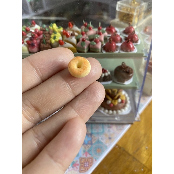 mô hình bánh mini bằng đất sét