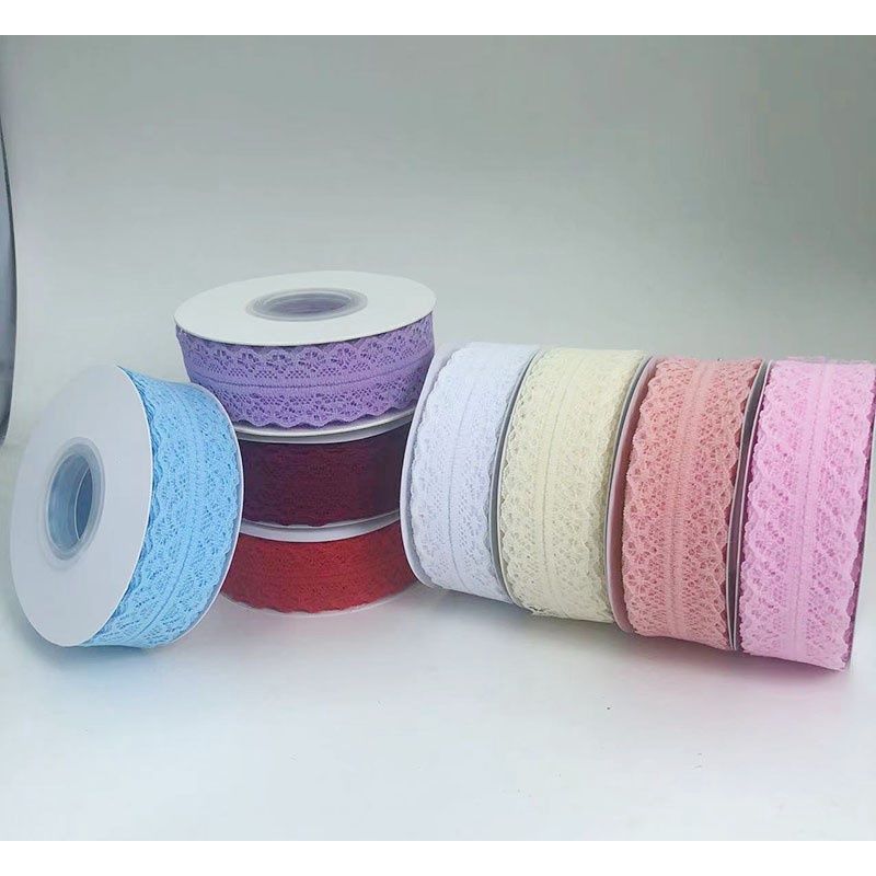 Ruy băng ❤️ren họa tiết bo tròn❤️ 3cm gói hoa, gói quà, buộc nơ siêu xinh