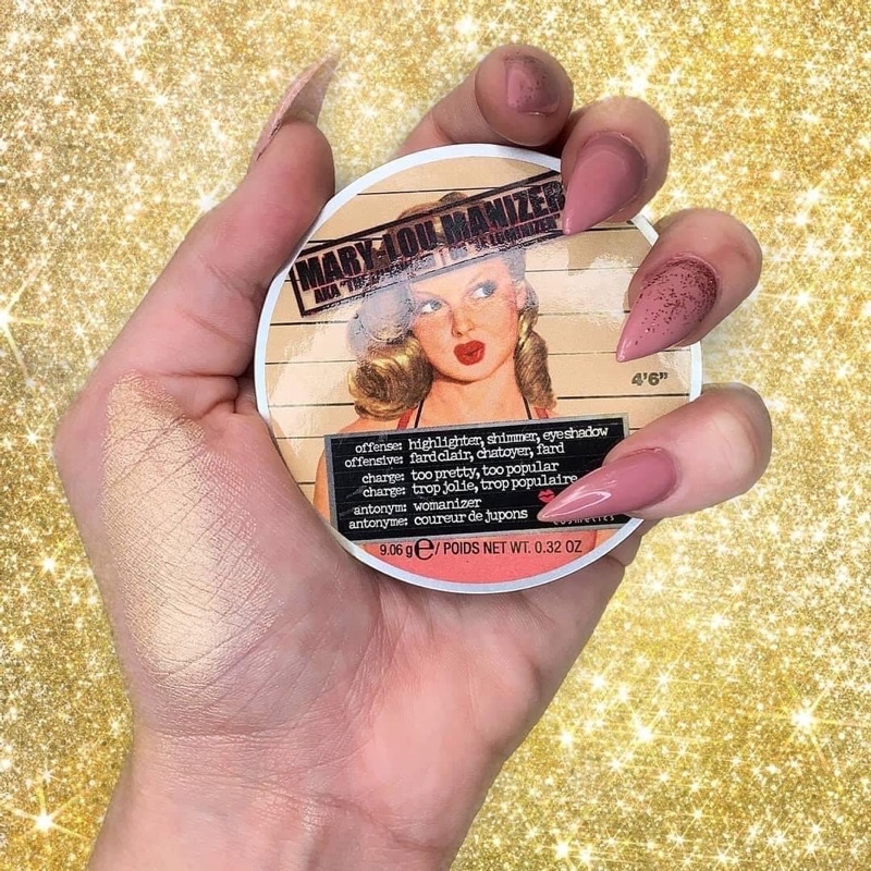 Phấn bắt sáng The Balm Mary Lou Manizer mini size nhỏ gọn