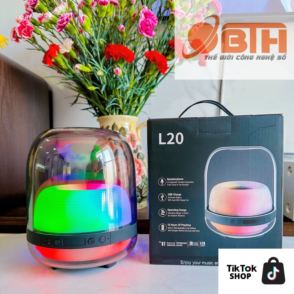 Loa bluetooth L20  có đèn Led bluetooth 5.0