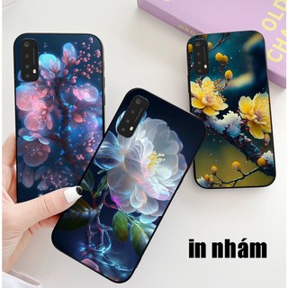 Ốp lưng oppo realme 7 / realme 7 pro in nhám hình hoa cỏ