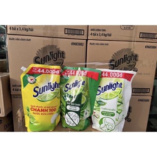 nước rửa chén sunlight túi 3,3kg/ can 3.5kg