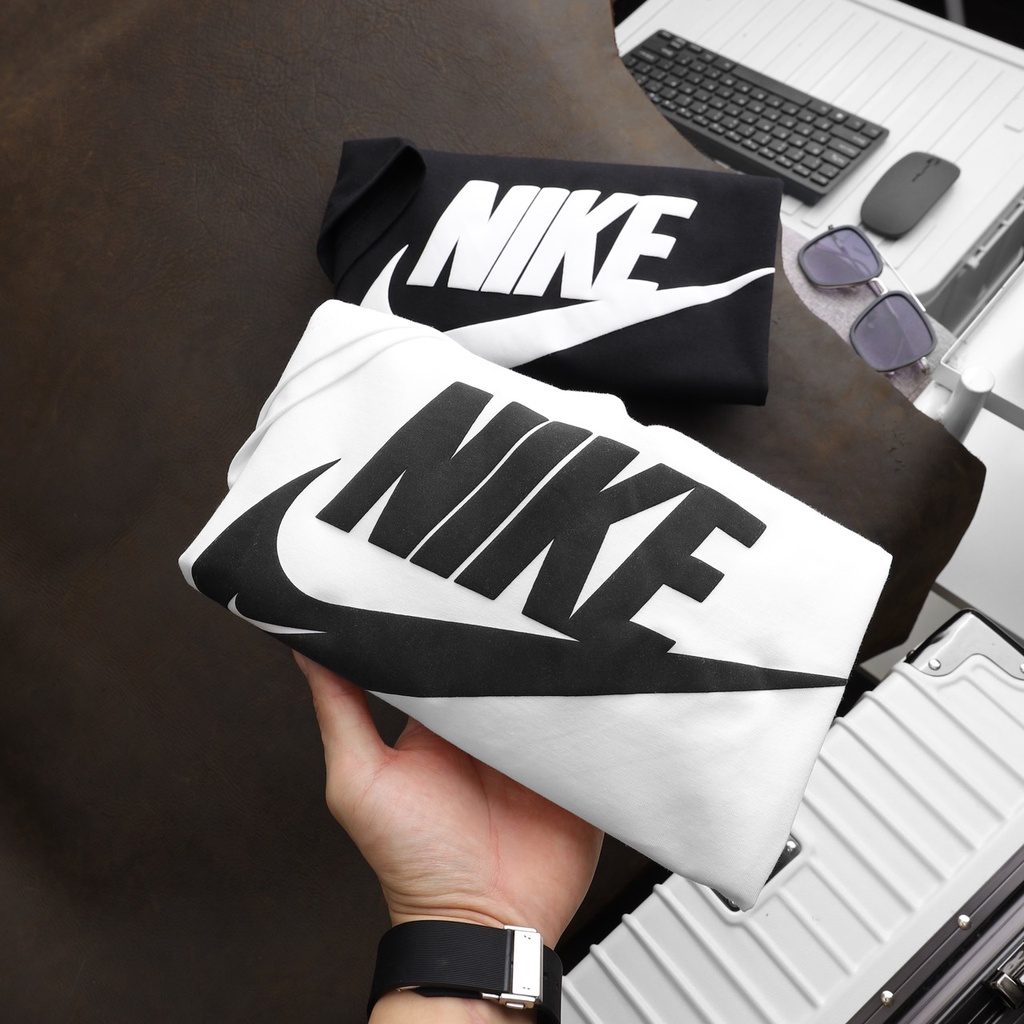 Áo thun thời trang thể thao, áo phông nam chất liệu cotton 4 chiều, logo in nổi cao cấp N22