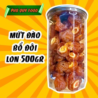 Mứt đào bổ đôi - Lon 500g - Phú Quý Food ( CÓ BÁN SỈ SLL)